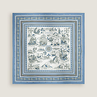 Tatouages Marins Bandana studded scarf 70 | Hermès Netherlands
